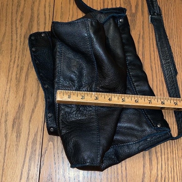 J Jill genuine leather crossbody saddlebag - Picture 4 of 16